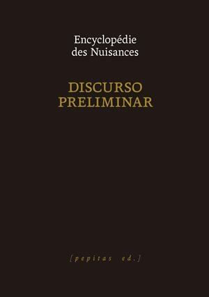 DISCURSO PRELIMINAR | 9788410476332 | ENCYCLOPÉDIE DES NUISANCES | Galatea Llibres | Llibreria online de Reus, Tarragona | Comprar llibres en català i castellà online
