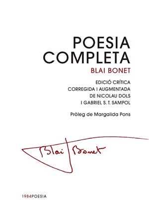 POESIA COMPLETA | 9791387757144 | BONET, BLAI | Galatea Llibres | Librería online de Reus, Tarragona | Comprar libros en catalán y castellano online