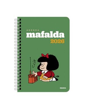 MAFALDA 2026 AGENDA ANILLADA VERDE | 9786316693129 | QUINO | Galatea Llibres | Llibreria online de Reus, Tarragona | Comprar llibres en català i castellà online