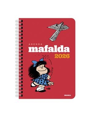MAFALDA 2026 AGENDA ANILLADA ROJA | 9786316693105 | QUINO | Galatea Llibres | Llibreria online de Reus, Tarragona | Comprar llibres en català i castellà online