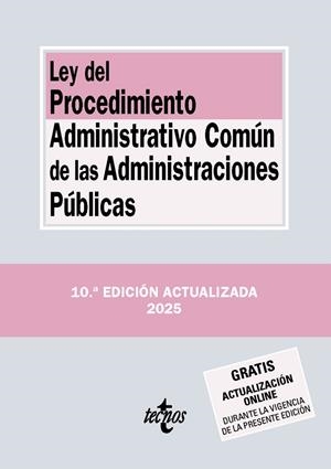 LEY DEL PROCEDIMIENTO ADMINISTRATIVO COMÚN DE LAS ADMINISTRACIONES PÚBLICAS | 9788430993154 | EDITORIAL TECNOS | Galatea Llibres | Llibreria online de Reus, Tarragona | Comprar llibres en català i castellà online