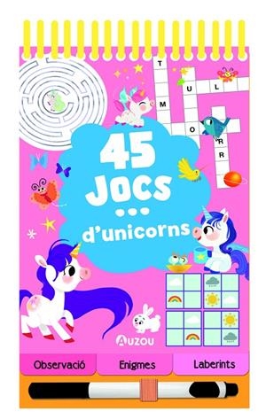45 JOCS D’UNICORNS | 9791039563260 | VV.AA. | Galatea Llibres | Librería online de Reus, Tarragona | Comprar libros en catalán y castellano online