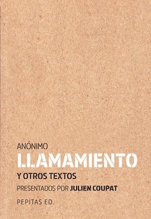 LLAMAMIENTO | 9788410476165 | ANÓNIMO | Galatea Llibres | Llibreria online de Reus, Tarragona | Comprar llibres en català i castellà online