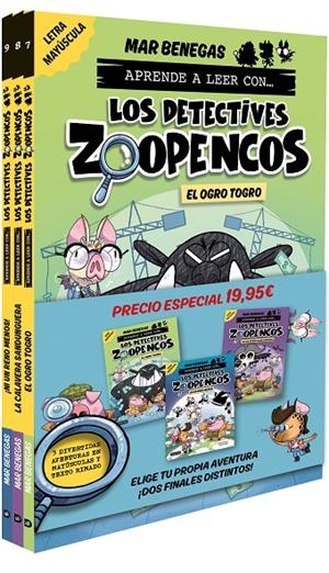 PACK APRENDE A LEER CON... ¡LOS DETECTIVES ZOOPENCOS! 7, 8 Y 9: EN LETRA MAYÚSCU | 9788408310808 | BENEGAS, MAR | Galatea Llibres | Llibreria online de Reus, Tarragona | Comprar llibres en català i castellà online