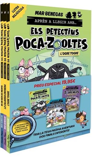 PACK APRÈN A LLEGIR AMB... ELS DETECTIUS POCA-ZOOLTES!  7,8 I 9 | 9791387782955 | BENEGAS, MAR | Galatea Llibres | Llibreria online de Reus, Tarragona | Comprar llibres en català i castellà online