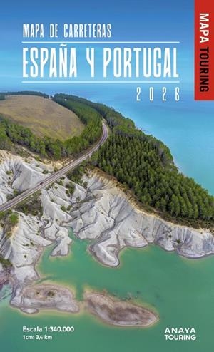 MAPA DE CARRETERAS DE ESPAÑA Y PORTUGAL 1:340.000, 2026 | 9788491589969 | ANAYA TOURING | Galatea Llibres | Llibreria online de Reus, Tarragona | Comprar llibres en català i castellà online