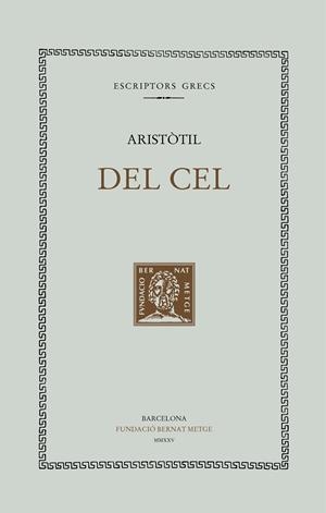 DEL CEL | 9788498594621 | ARISTÒTIL | Galatea Llibres | Llibreria online de Reus, Tarragona | Comprar llibres en català i castellà online