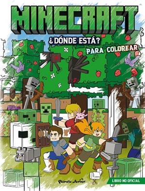 MINECRAFT. ¿DÓNDE ESTÁ? PARA COLOREAR | 9788408311379 | AA. VV. | Galatea Llibres | Llibreria online de Reus, Tarragona | Comprar llibres en català i castellà online