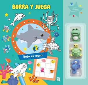 BORRA Y JUEGA - BAJO EL AGUA | 9789403243931 | BALLON | Galatea Llibres | Llibreria online de Reus, Tarragona | Comprar llibres en català i castellà online