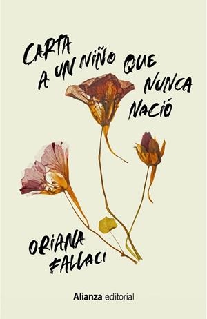 CARTA A UN NIÑO QUE NUNCA NACIÓ | 9791370090340 | FALLACI, ORIANA | Galatea Llibres | Llibreria online de Reus, Tarragona | Comprar llibres en català i castellà online