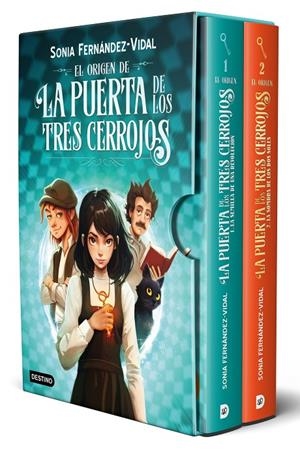 ESTUCHE EL ORIGEN DE LA PUERTA DE LOS TRES CERROJOS | 9788408317043 | FERNÁNDEZ-VIDAL, SÓNIA | Galatea Llibres | Llibreria online de Reus, Tarragona | Comprar llibres en català i castellà online