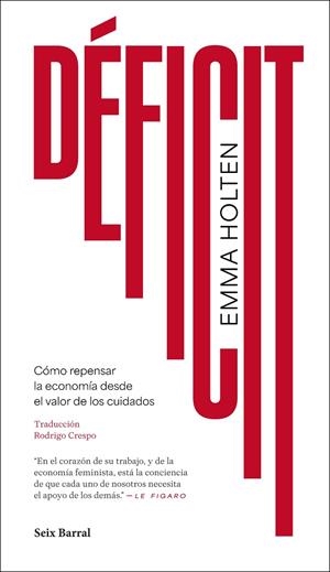 DÉFICIT | 9788432250293 | HOLTEN, EMMA | Galatea Llibres | Llibreria online de Reus, Tarragona | Comprar llibres en català i castellà online