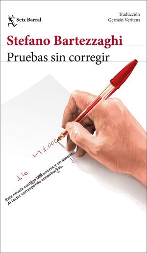 PRUEBAS SIN CORREGIR | 9788432250880 | BARTEZZAGHI, STEFANO | Galatea Llibres | Librería online de Reus, Tarragona | Comprar libros en catalán y castellano online