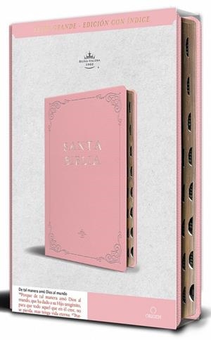 BIBLIA RVR 1960 SIMIL PIEL ROSADA TAMAÑO MANUAL NOMBRES DE DIOS | 9798890982131 | REINA VALERA REVISADA | Galatea Llibres | Llibreria online de Reus, Tarragona | Comprar llibres en català i castellà online