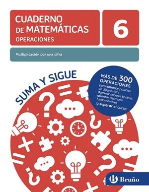 CUADERNO DE MATEMÁICAS OPERACIONES 6 | 9788469636183 | GRUPO BRUÑO | Galatea Llibres | Llibreria online de Reus, Tarragona | Comprar llibres en català i castellà online