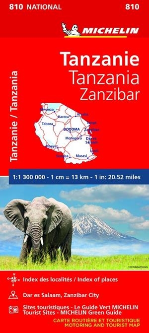 MAPA NACIONAL TANZANIA-ZANZÍBAR | 9782067242586 | Galatea Llibres | Llibreria online de Reus, Tarragona | Comprar llibres en català i castellà online