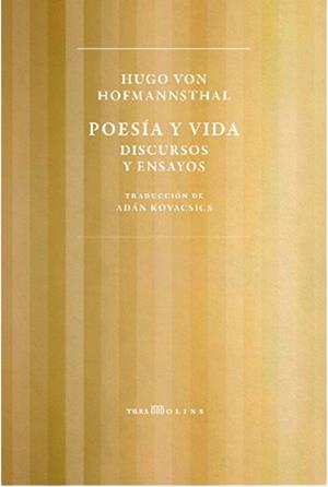 POESIA Y VIDA | 9788412714906 | HOFMANNSTHAL, HUGO VON | Galatea Llibres | Llibreria online de Reus, Tarragona | Comprar llibres en català i castellà online