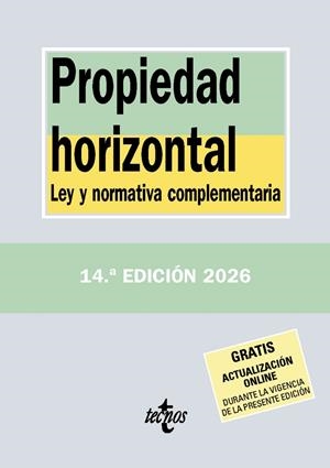 PROPIEDAD HORIZONTAL 2026 | 9788430994496 | Galatea Llibres | Llibreria online de Reus, Tarragona | Comprar llibres en català i castellà online