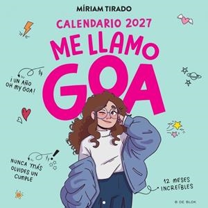 CALENDARIO 2027 - ME LLAMO GOA | 9791387994358 | TIRADO, MÍRIAM | Galatea Llibres | Llibreria online de Reus, Tarragona | Comprar llibres en català i castellà online