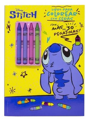 STITCH. LIBRO PARA COLOREAR CON CERAS CON PEGATINAS | 9791387526962 | Galatea Llibres | Llibreria online de Reus, Tarragona | Comprar llibres en català i castellà online
