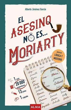 EL ASESINO NO ES MORIARTY | 9791388389023 | JIMÉNEZ, ALBERTO | Galatea Llibres | Llibreria online de Reus, Tarragona | Comprar llibres en català i castellà online