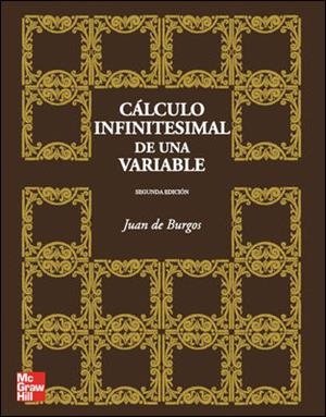 CALCULO INFINITESIMAL DE UNA VARIABLE | 9788448156343 | DE BURGOS, JUAN | Galatea Llibres | Librería online de Reus, Tarragona | Comprar libros en catalán y castellano online