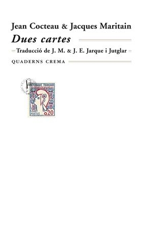 DUES CARTES | 9788477270133 | COCTEAU, JEAN | Galatea Llibres | Llibreria online de Reus, Tarragona | Comprar llibres en català i castellà online