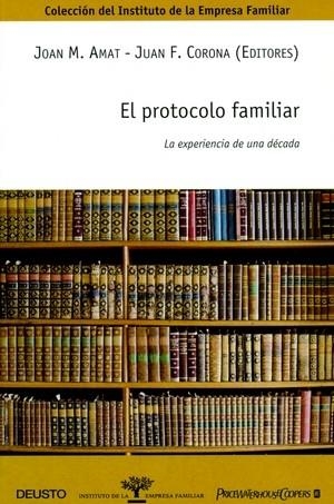 PROTOCOLO FAMILIAR, EL | 9788423424672 | AMAT, JOAN | Galatea Llibres | Librería online de Reus, Tarragona | Comprar libros en catalán y castellano online