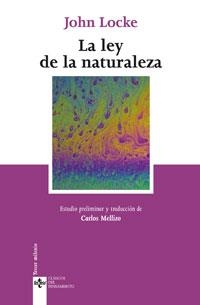 LEY DE LA NATURALEZA, LA | 9788430945382 | LOCKE, JOHN | Galatea Llibres | Llibreria online de Reus, Tarragona | Comprar llibres en català i castellà online
