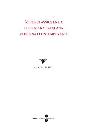 MITES CLASSICS DE LA LITERATURA CATALANA MODERNA I CONTEMPOR | 9788447531127 | MALé I PEGUEROLES, JORDI | Galatea Llibres | Llibreria online de Reus, Tarragona | Comprar llibres en català i castellà online