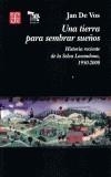 TIERRA PARA SEMBRAR SUEÑOS, UNA | 9789681665364 | DE VOS, JUAN | Galatea Llibres | Llibreria online de Reus, Tarragona | Comprar llibres en català i castellà online