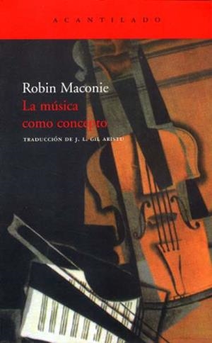 MUSICA COMO CONCEPTO, LA | 9788496834248 | MACONIE, ROBIN | Galatea Llibres | Librería online de Reus, Tarragona | Comprar libros en catalán y castellano online