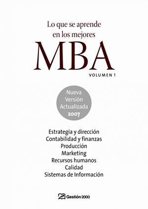LO QUE SE APRENDE EN LOS MEJORES MBA VOL.1 | 9788496612822 | AA. VV. | Galatea Llibres | Librería online de Reus, Tarragona | Comprar libros en catalán y castellano online