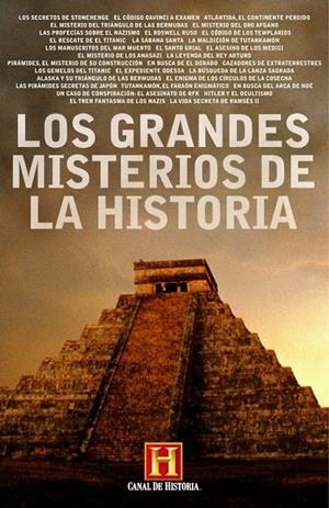 GRANDES MISTERIOS DE LA HISTORIA, LOS | 9788401379802 | CANAL HISTORIA | Galatea Llibres | Llibreria online de Reus, Tarragona | Comprar llibres en català i castellà online