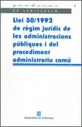 LLEI 30/1992 DE REGIM JURIDIC DE LES ADMINISTRACIONS PUBLIQU | 9788439374411 | Galatea Llibres | Llibreria online de Reus, Tarragona | Comprar llibres en català i castellà online