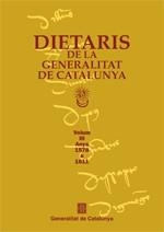 DIETARIS DE LA GENERALITAT DE CATALUNYA, VOLUM 3 | 9788439339656 | GENERALITAT DE CATALUNYA | Galatea Llibres | Librería online de Reus, Tarragona | Comprar libros en catalán y castellano online