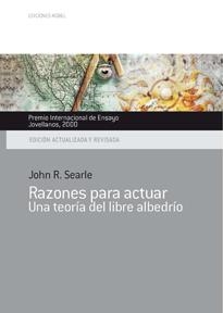 RAZONES PARA ACTUAR (PREMIO INTER DE EN | 9788489770751 | SEAR LE, JOHN R. | Galatea Llibres | Llibreria online de Reus, Tarragona | Comprar llibres en català i castellà online