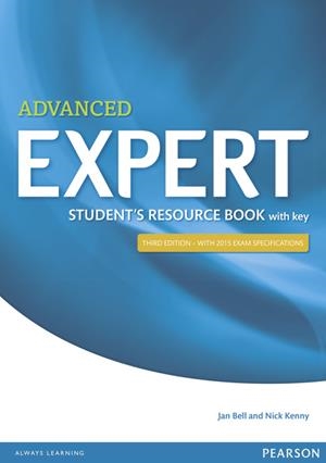 ADVANCED EXPERT STUDENT'S RESOURCE BOOK WITH KEY (3RD ED) | 9781447980605 | AA.VV | Galatea Llibres | Llibreria online de Reus, Tarragona | Comprar llibres en català i castellà online