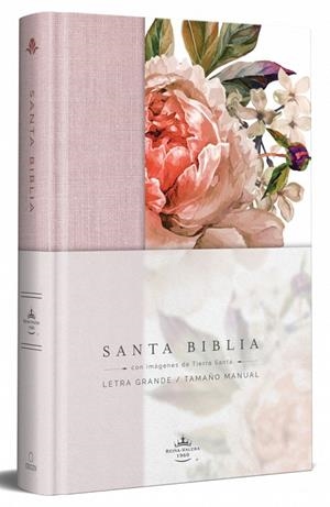 BIBLIA REINA VALERA 1960 LETRA GRANDE. TAPA DURA, TELA ROSADA CON FLORES, TAMAÑO | 9781644733875 | REINA VALERA REVISADA 1960 | Galatea Llibres | Llibreria online de Reus, Tarragona | Comprar llibres en català i castellà online