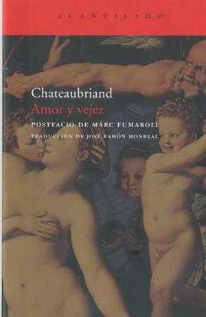 AMOR Y VEJEZ | 9788496834712 | CHATEAUBRIAND | Galatea Llibres | Llibreria online de Reus, Tarragona | Comprar llibres en català i castellà online