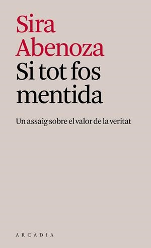 SI TOT FOS MENTIDA | 9791399136968 | ABENOZA GONZÁLEZ, SIRA | Galatea Llibres | Llibreria online de Reus, Tarragona | Comprar llibres en català i castellà online