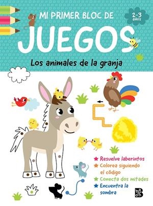 MI PRIMER BLOC DE JUEGOS- ANIMALES DE LA GRANJA | 9789403247366 | Galatea Llibres | Librería online de Reus, Tarragona | Comprar libros en catalán y castellano online