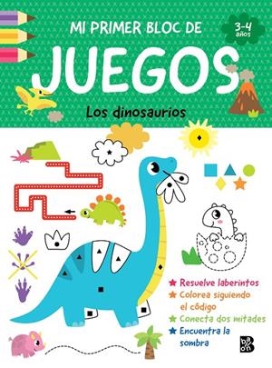 MI PRIMER BLOC DE JUEGOS- LOS DINOSAURIOS | 9789403247380 | Galatea Llibres | Librería online de Reus, Tarragona | Comprar libros en catalán y castellano online
