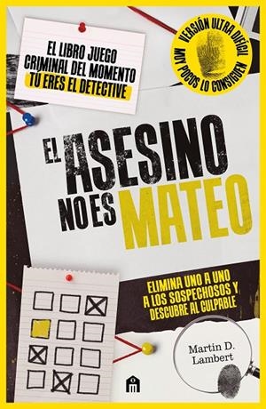 EL ASESINO NO ES MATEO (NIVEL EXPERTO). | 9791259579331 | LAMBERT, MARTIN | Galatea Llibres | Llibreria online de Reus, Tarragona | Comprar llibres en català i castellà online